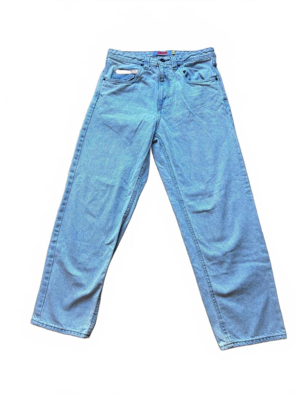 EMPYRE Light Wash Baggy Skate Jeans Size 30x28